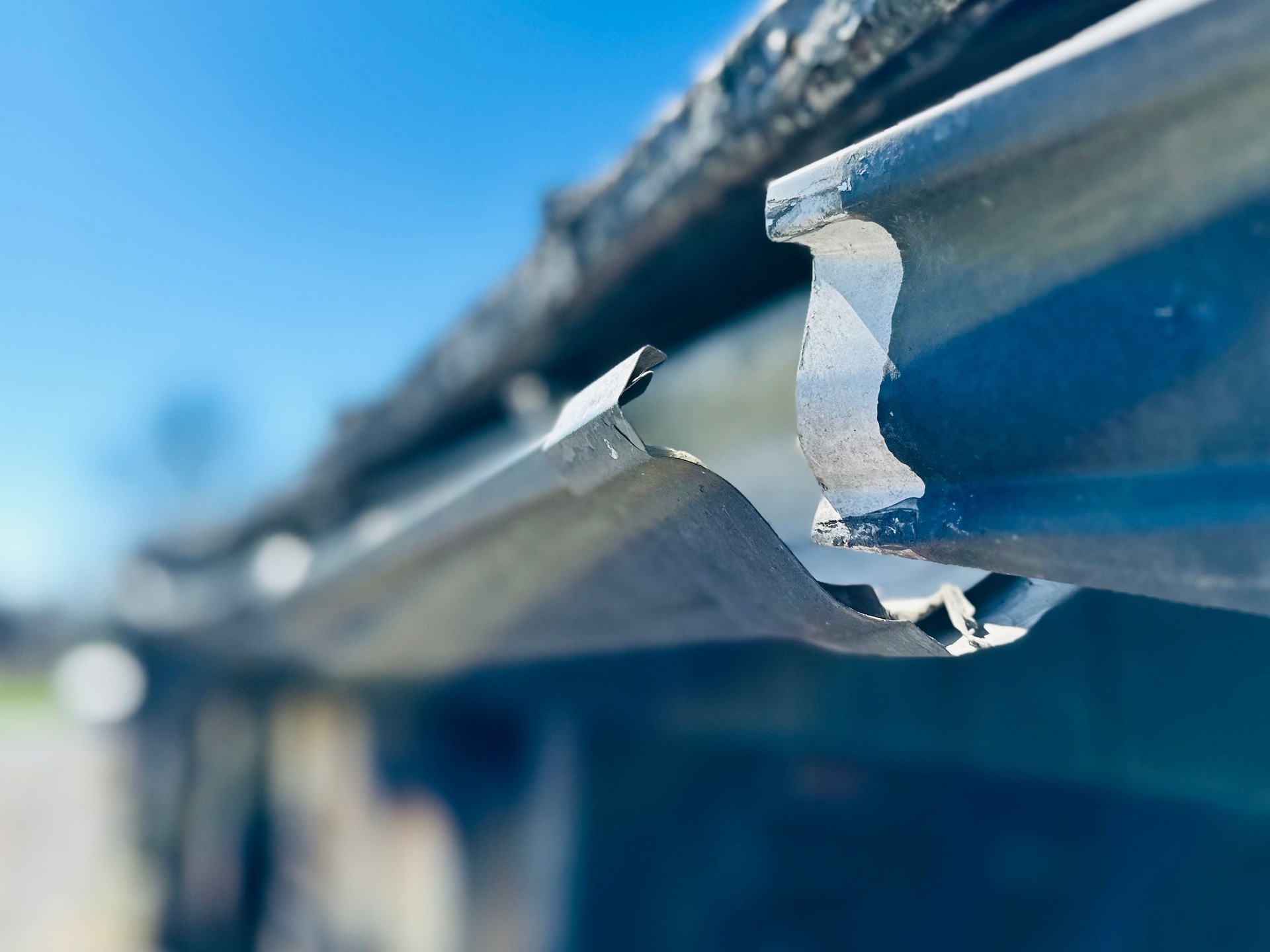 Broken Roof Gutter